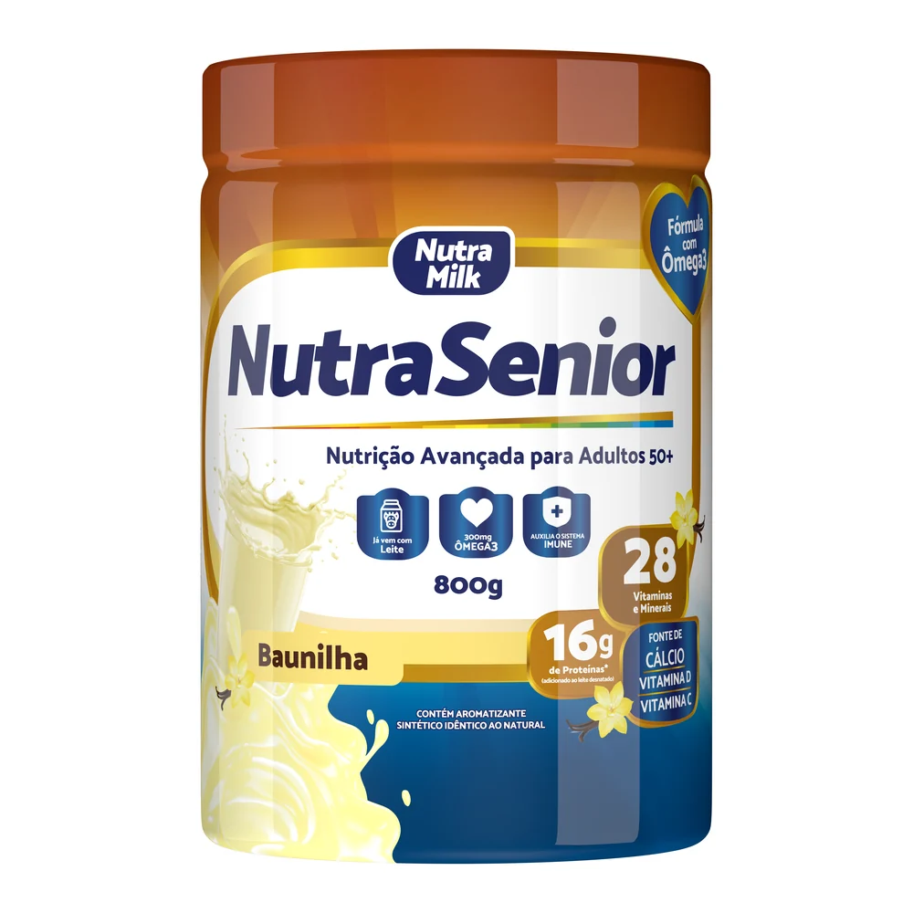 NutraSenior Tradicional 50+ 800g Baunilha