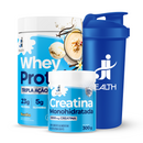 Combo Whey Protein Tripla Ação + Creatina Monohidratada 300g + Coqueteleira 700ml