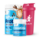 Combo Whey Protein Tripla Ação + Creatina Monohidratada 300g + Coqueteleira 700ml