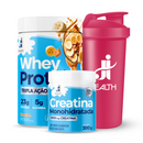Combo Whey Protein Tripla Ação + Creatina Monohidratada 300g + Coqueteleira 700ml
