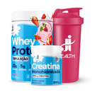 Combo Whey Protein Tripla Ação + Creatina Monohidratada 300g + Coqueteleira 700ml