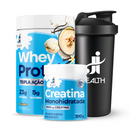 Combo Whey Protein Tripla Ação + Creatina Monohidratada 300g + Coqueteleira 700ml
