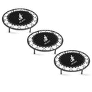 Cama Elástica Jump J&I Health com 32 molas de alta resistência e 6 pés antiderrapantes, suportando até 180 kg. Ideal para treinos dinâmicos, de alta intensidade e baixo impacto nas articulações. Estrutura em aço carbono galvanizado e lona reforçada.