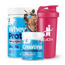 Combo Whey Protein Tripla Ação + Creatina Monohidratada 300g + Coqueteleira 700ml