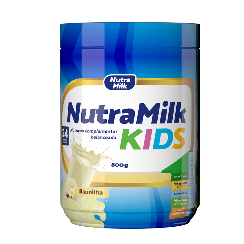 NutraMilk Kids 800g sabor Baunilha