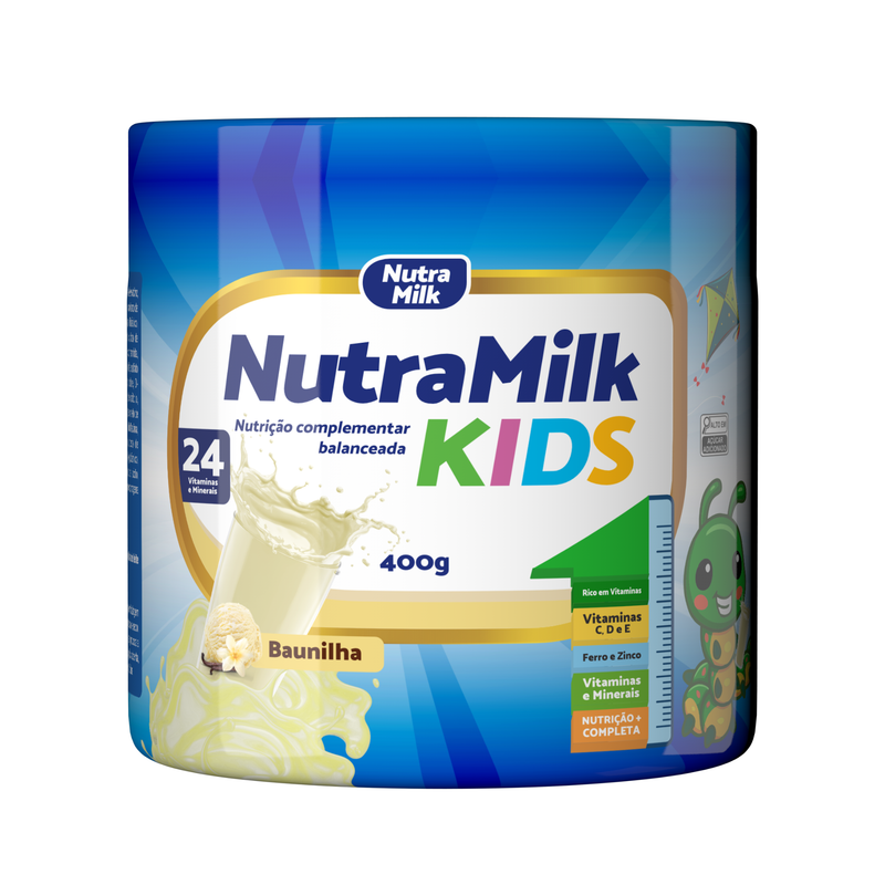 NutraMilk Kids 400g sabor Baunilha