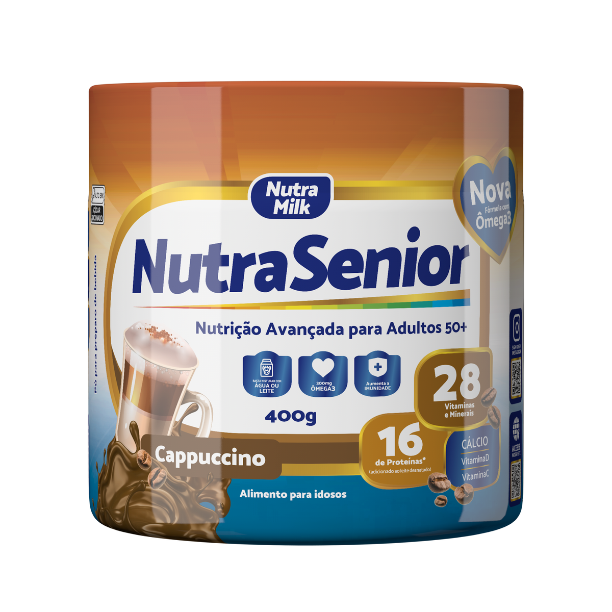 NutraSenior 50+ 400g sabor Cappuccino