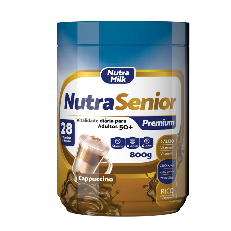 NutraSenior Premium 50+ 800g sabor Cappuccino