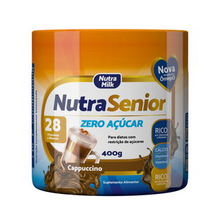NutraSenior Zero Açúcar 50+ 400g sabor Cappuccino