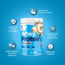 Benefícios do Whey Protein de Baunilha J&I Health: aumento de força, recuperação muscular e suporte ao sistema imunológico.