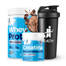 Combo Whey Protein Tripla Ação + Creatina Monohidratada 300g + Coqueteleira 700ml