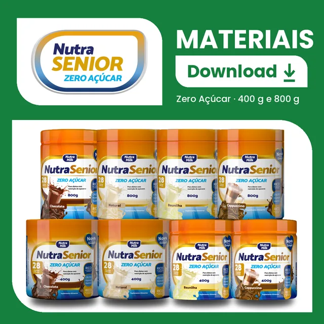 Materiais NutraSenior Zero Açúcar