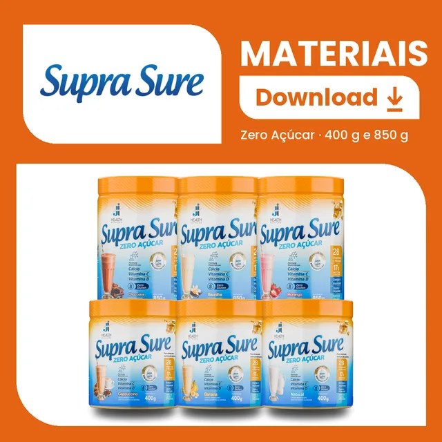 Materiais SupraSure Zero Açúcar