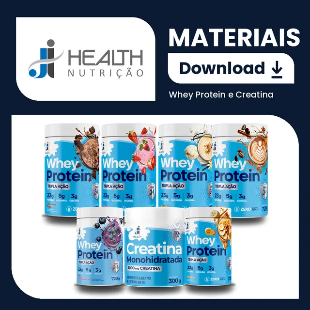 Materiais Whey Protein e Creatina
